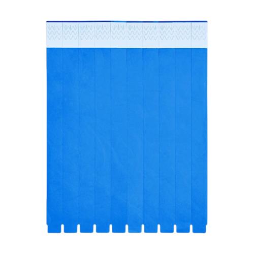 ICON - tyvekonesheetof10wristbands royal_blue