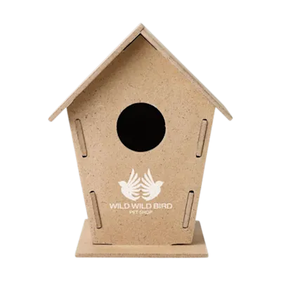 WOOHOUSE Wooden Bird House MDF