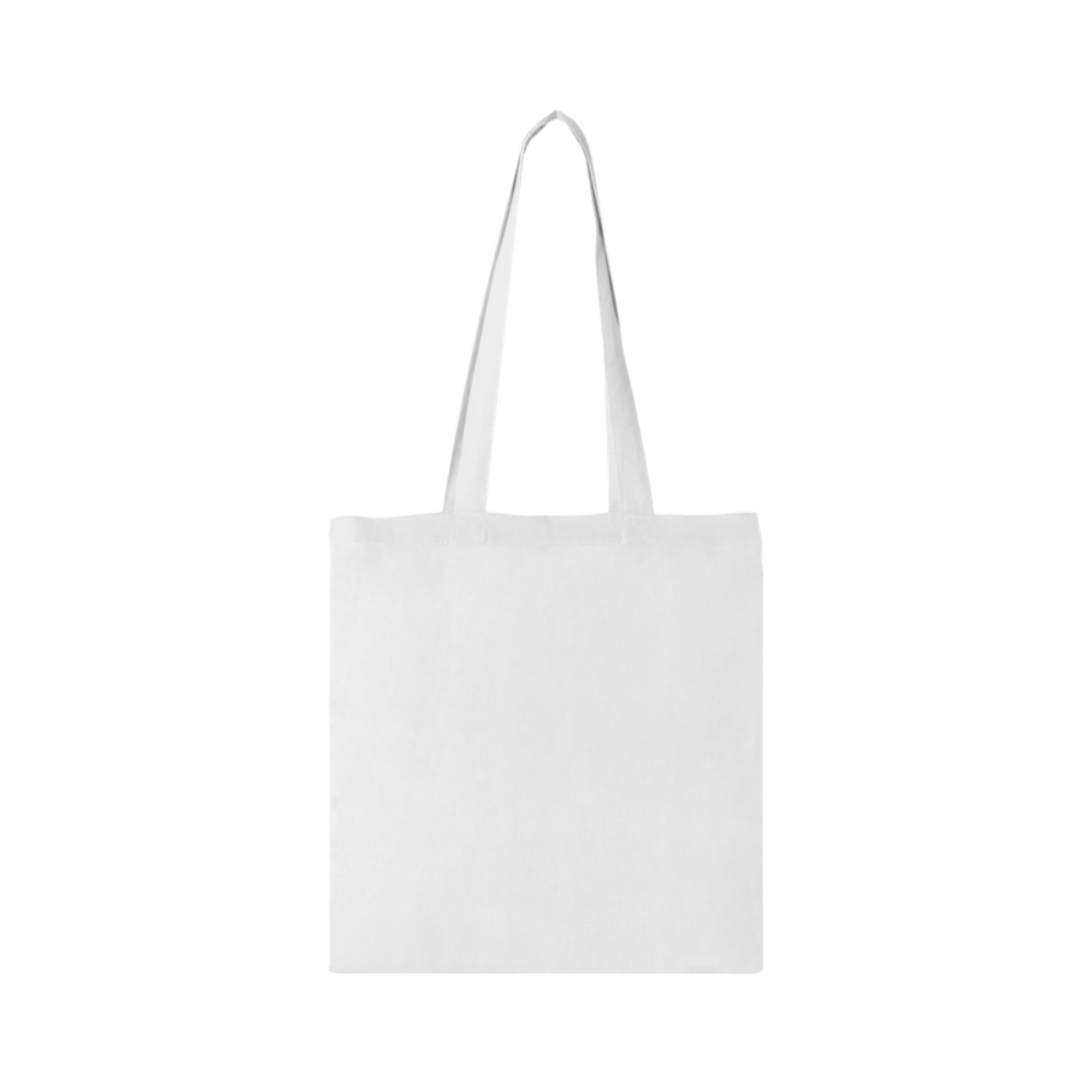 Carolina 100 gsm cotton tote bag 7L white