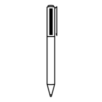 40 x 5 mm - A côté du clip