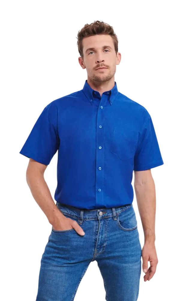 PDP - russellmenshortsleeveclassicoxfordshirt square
