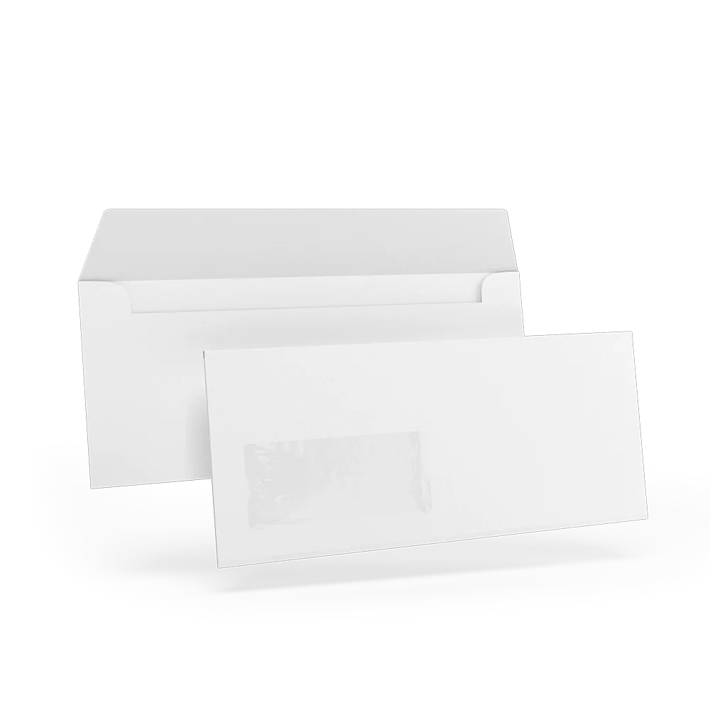 unprinted envelopes