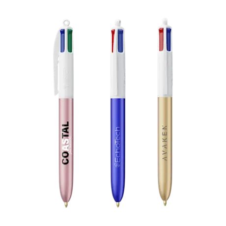 BIC 4 Colours Shiny Pen