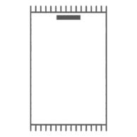 290 x 60 mm - Parte superiore