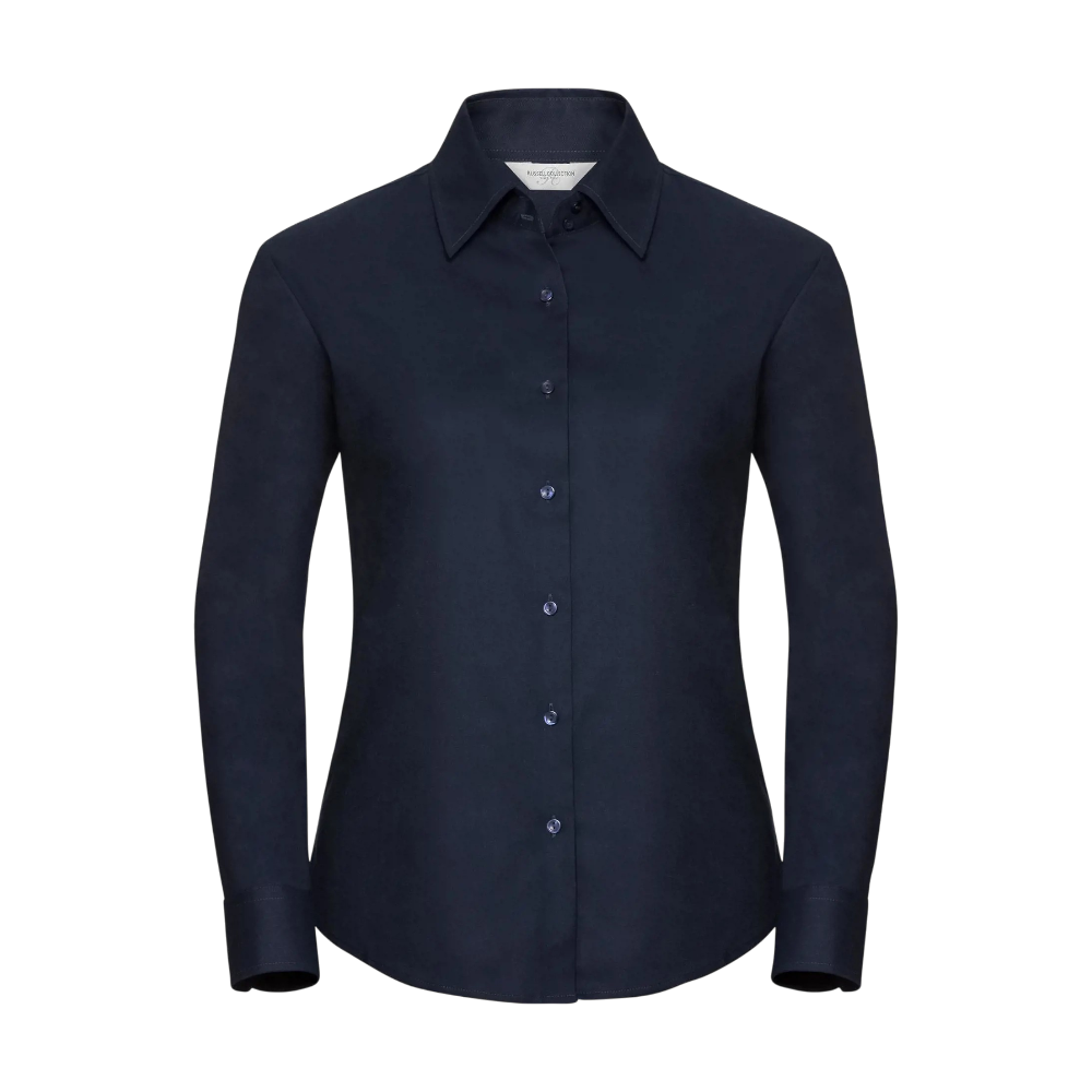 ICON - russellladieslslclassicoxfordshirt bright_navy