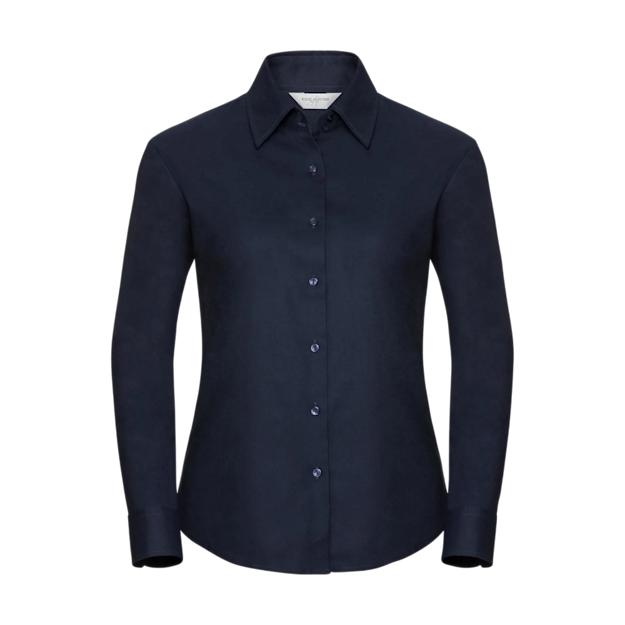 ICON - russellladieslslclassicoxfordshirt bright_navy