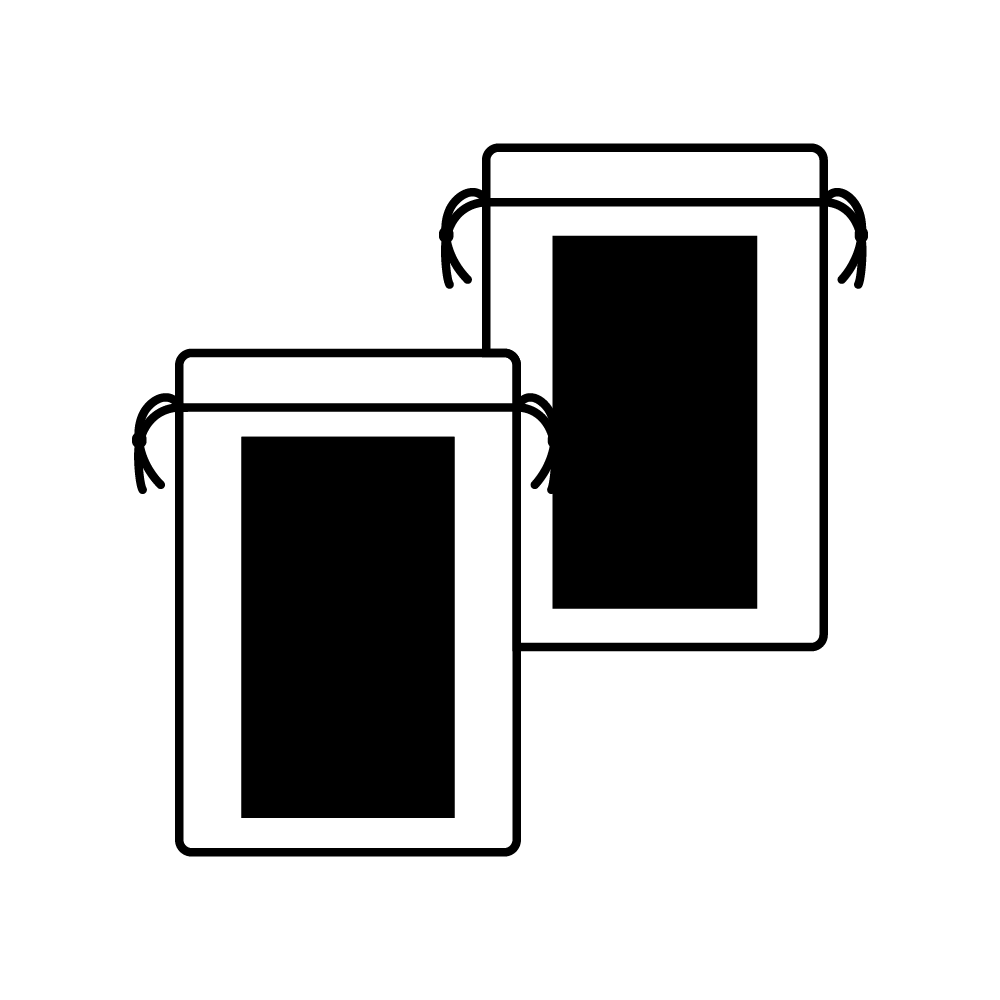 Dubbelzijdig - 180 x 350 mm