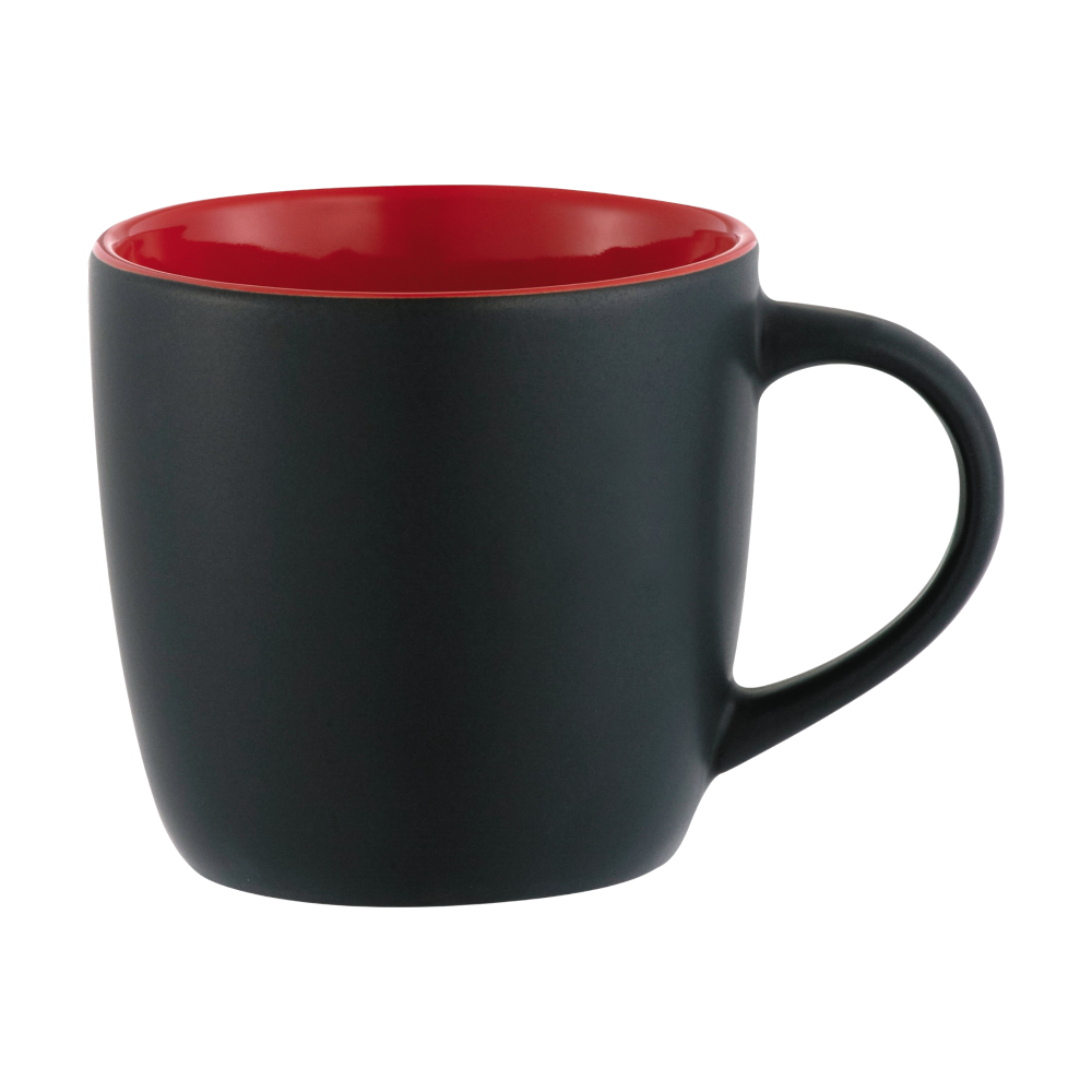 ICON - rivieraelectric11ozceramicmug black_w_red_lining