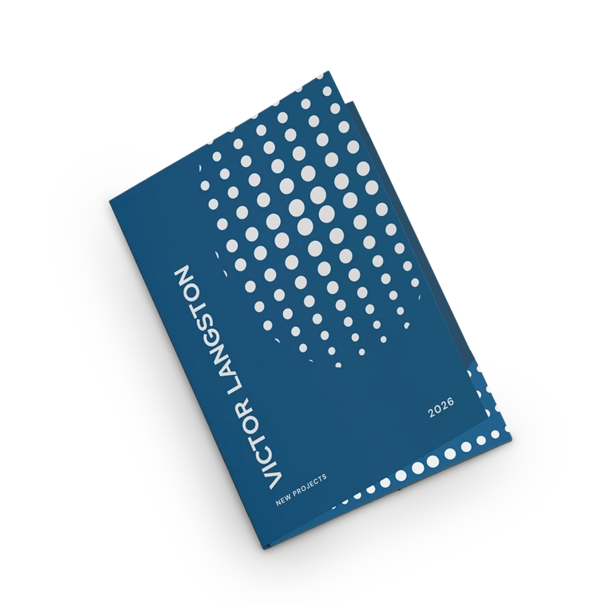 Presentation folder with glued pocket main image