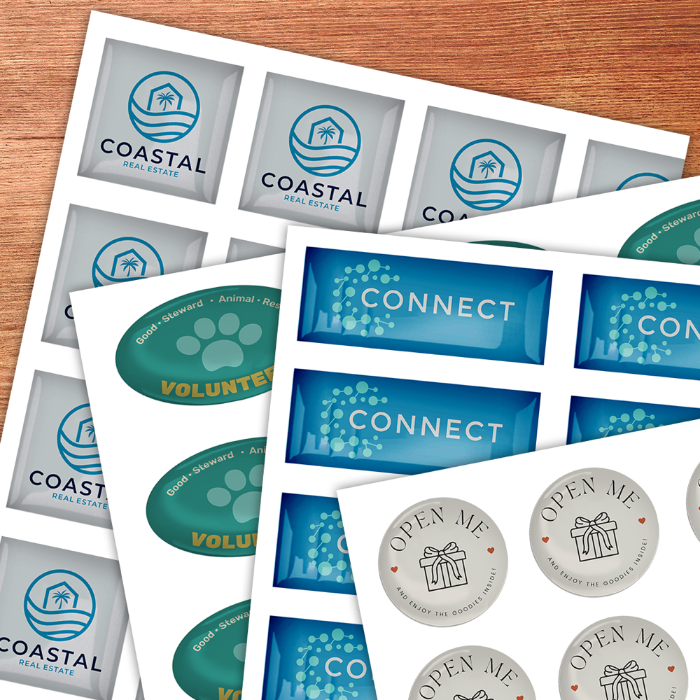 Domed Stickers pdp