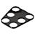 COLOR ICON - servingtray - Black