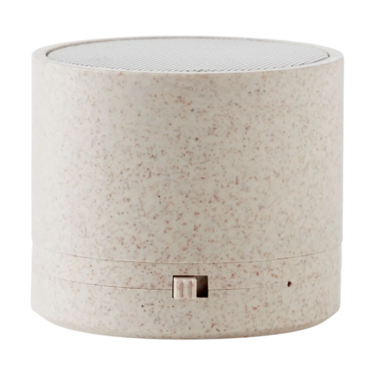 ROUND BASS+ 3W Speaker Wheat Straw ABS main image