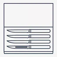 40x3 mm - Knife