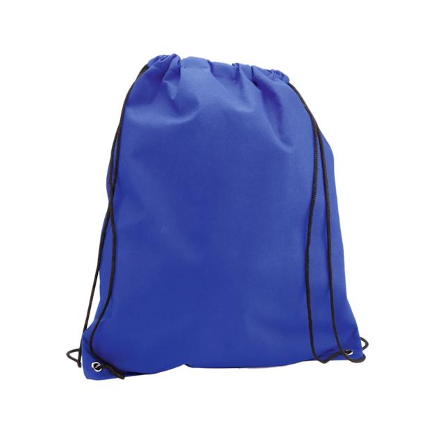 drawstring bag nonwoven color blue
