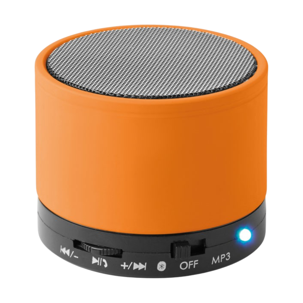 ICON - roundbassroundwirelessspeaker orange