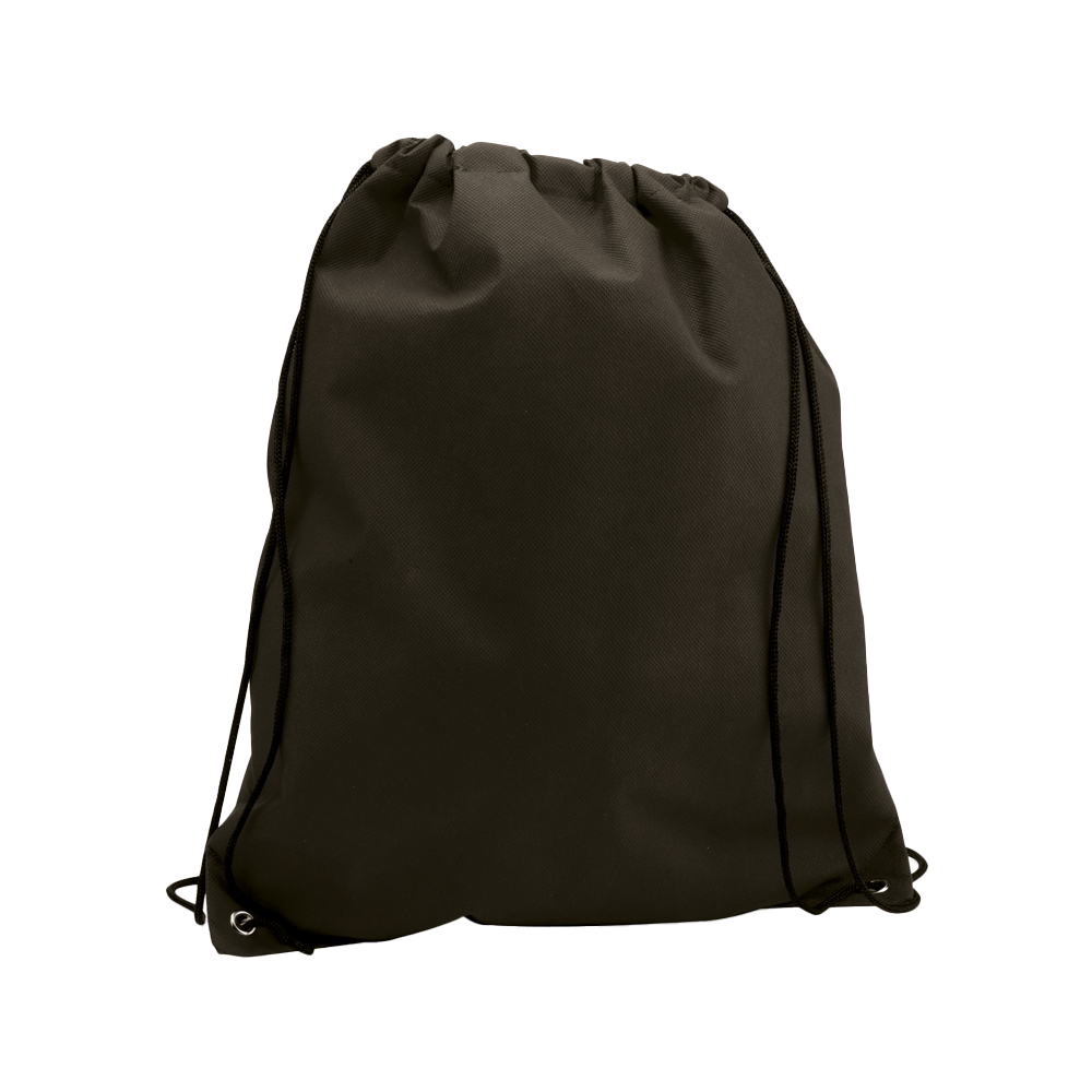 drawstring bag nonwoven color black