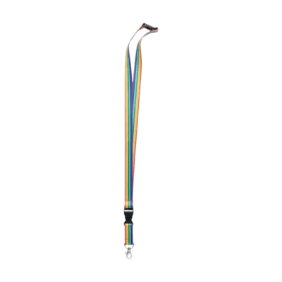 Rainbow RPET Lanyard
