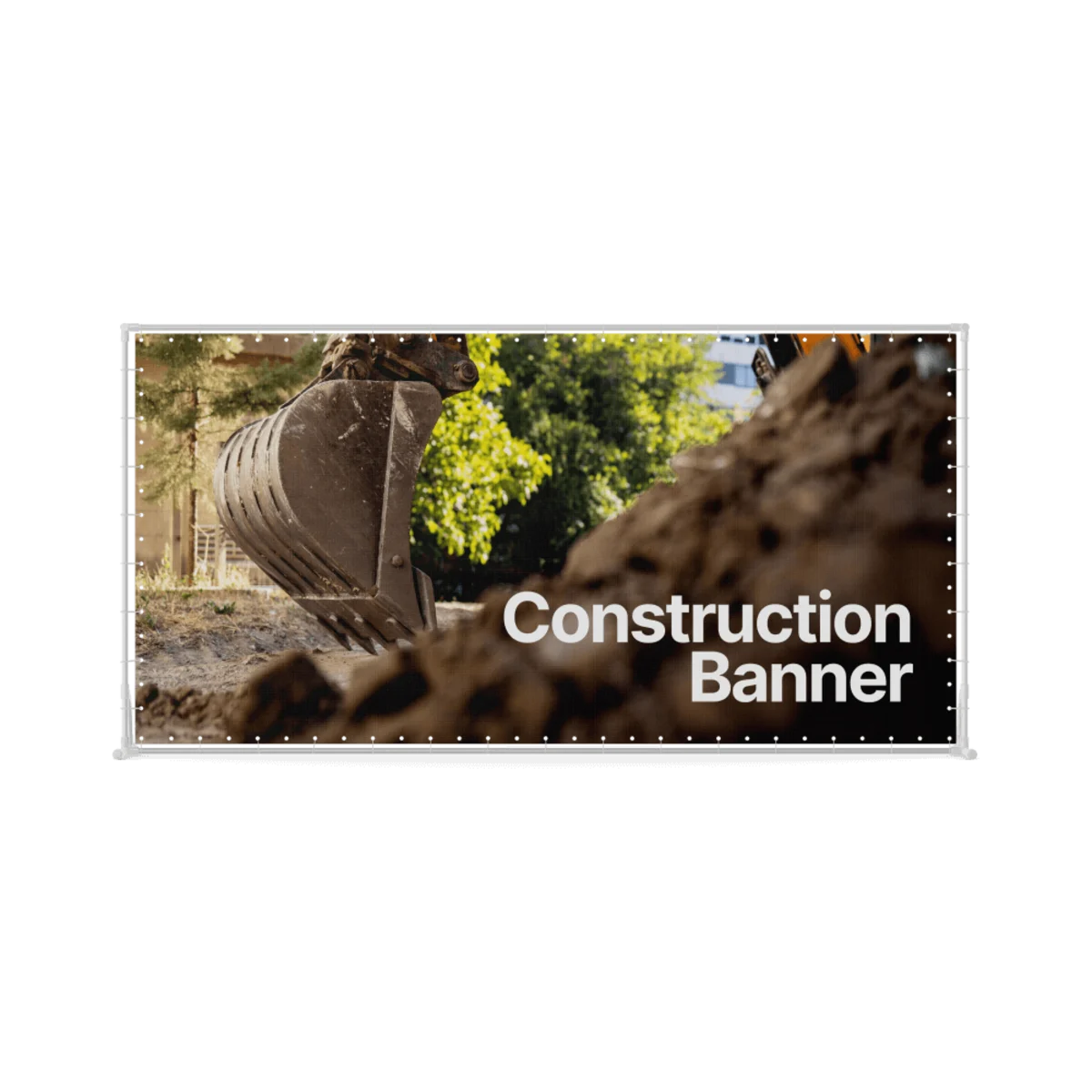 Construction fence banners main image