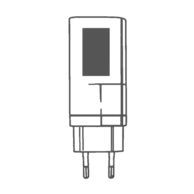 20 x 35 mm - On the front