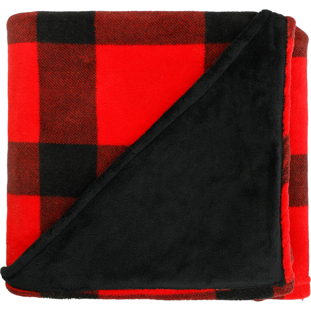 ICON - buffaloplaidultraplushthrowblanket red