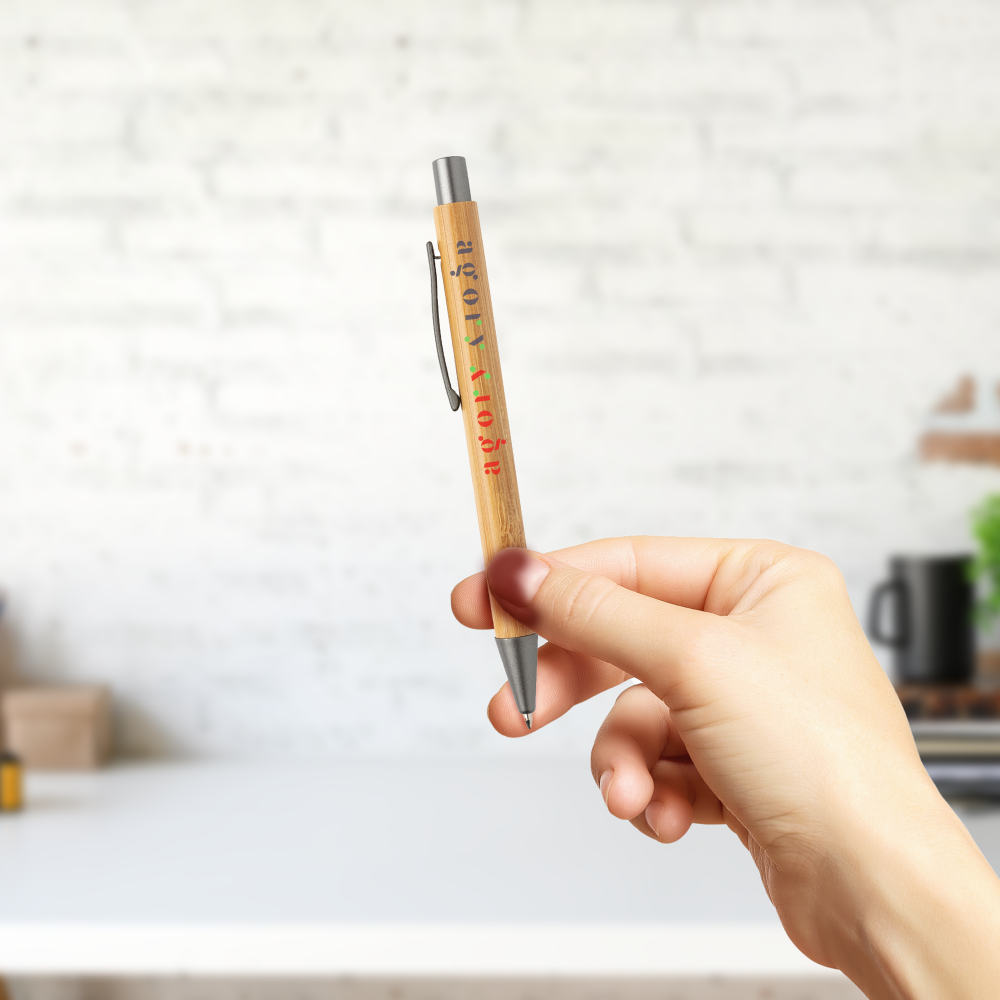 Slim design bamboo pen PDP Copy