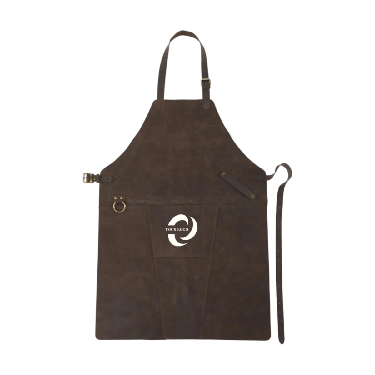 Cow Leather Apron Nori main image