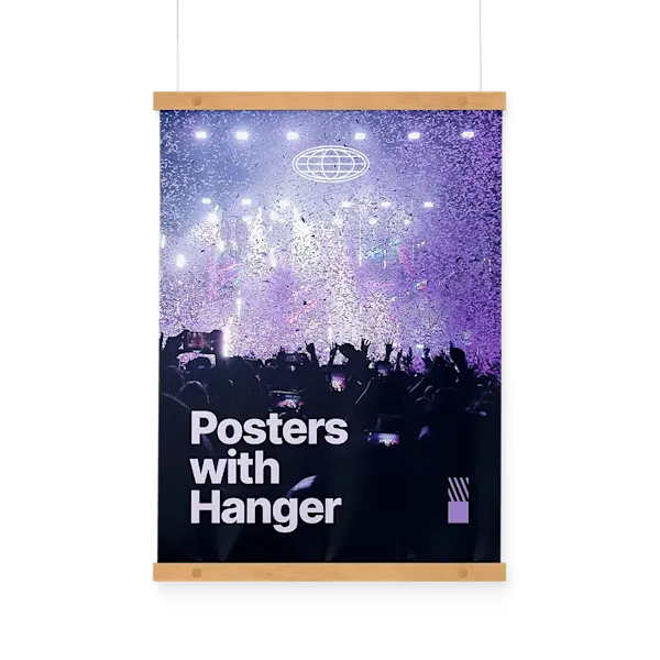 Poster con gancio