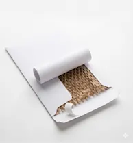 White Paper with Honeycomb Paper