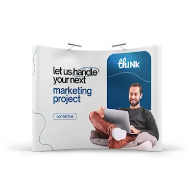 Gebogene Popupwand