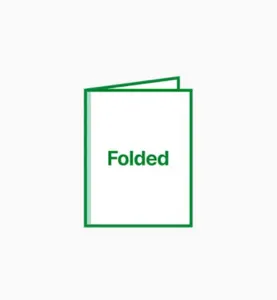 Folded Business Cards