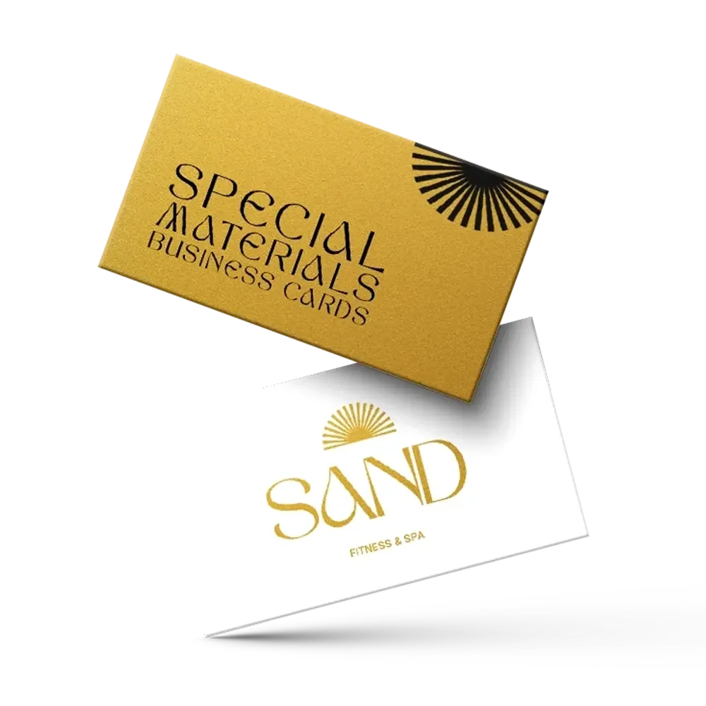 special materials business cards