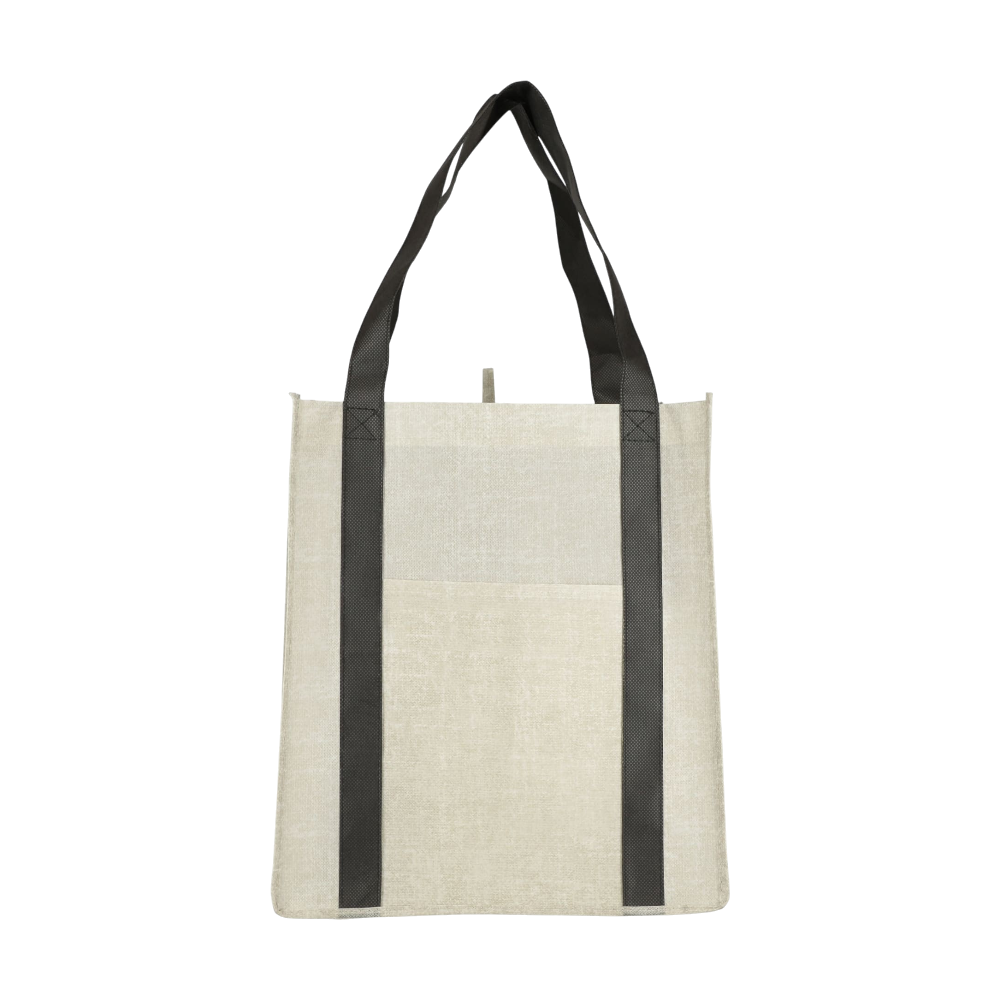 ICON - neptunerecyclednonwovengrocerytote black