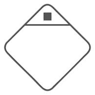 60 x 60 mm - On the hood