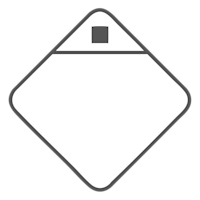 60 x 60 mm - Sur le capot