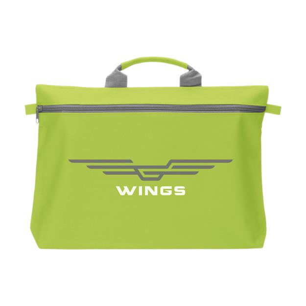 ICON - docutraveldocumentbag lime