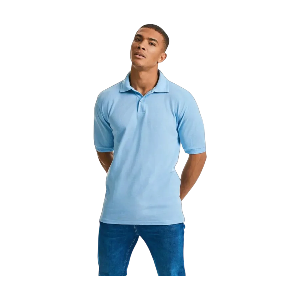 Russell Classic Fit Hardwearing Polycotton Polo. - russellhardwearingpolycottonpolo9599mu_2