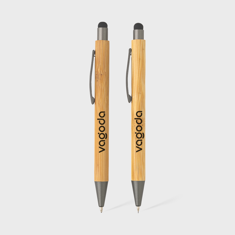 Set Moderno di Penne in Bambù in Scatola