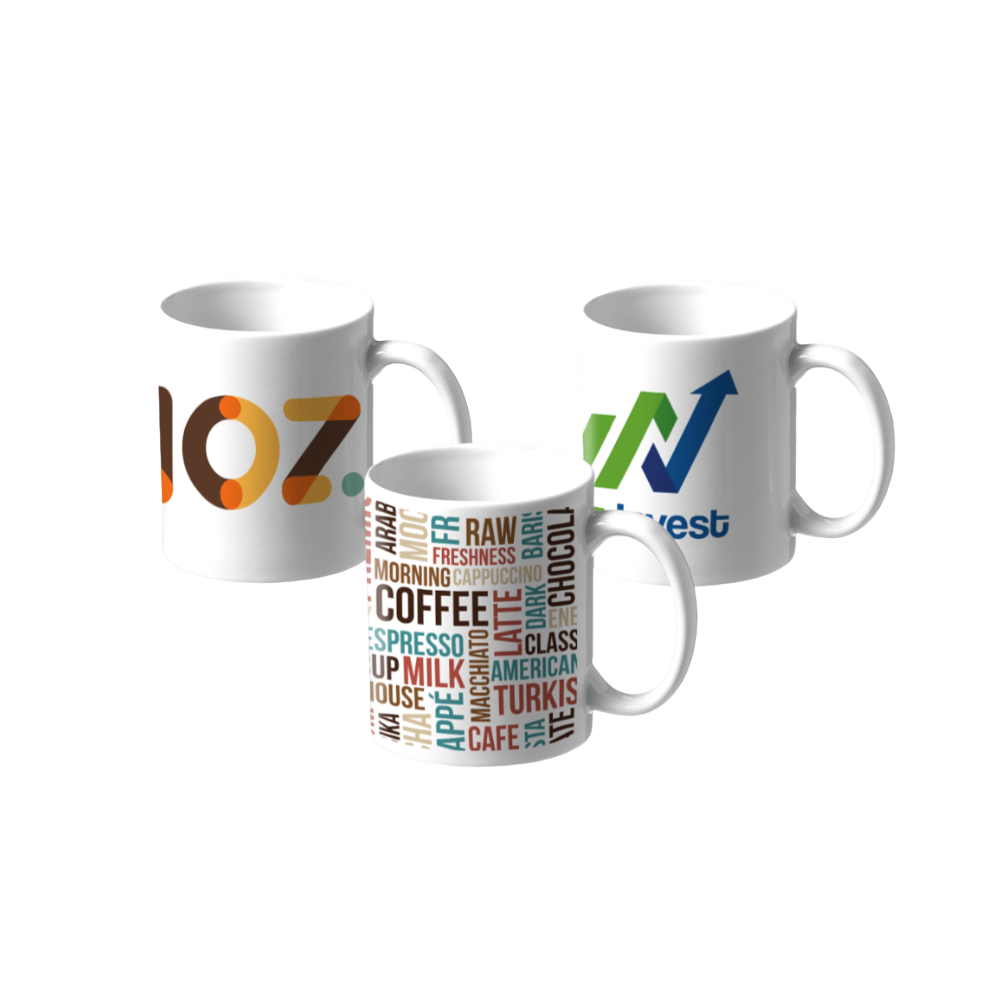 Tasse en céramique quadri 330 ml