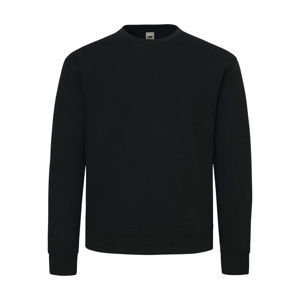ICON - fruitoftheloomsupercottonsweat black