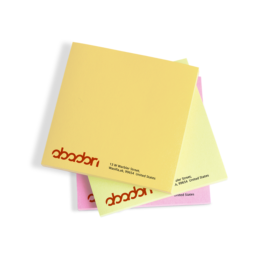 Blocs Mémo et Notes Autocollantes Personnalisés