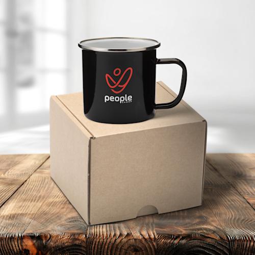 Retro Silver Emaille Mug mok PDP Copy 2