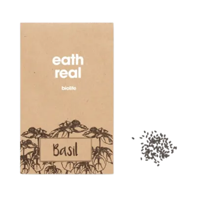 Basil Seeds in Kraft Envelope