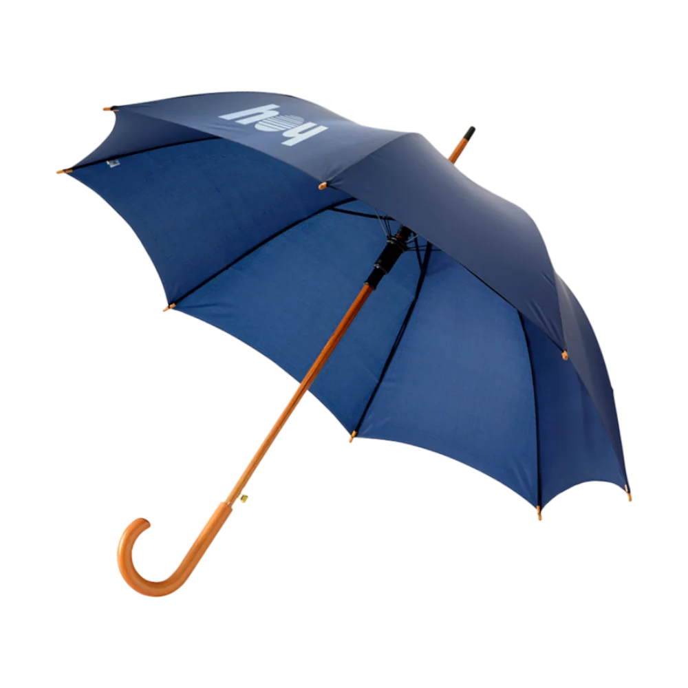 Kyle 23- auto open umbrella wooden shaft and handle PDP