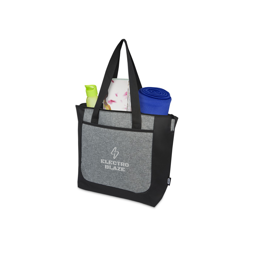 reclaimgrstwotonezipperedtotebag setting2