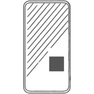 23 x 23 & 34x30 mm - Back and Front