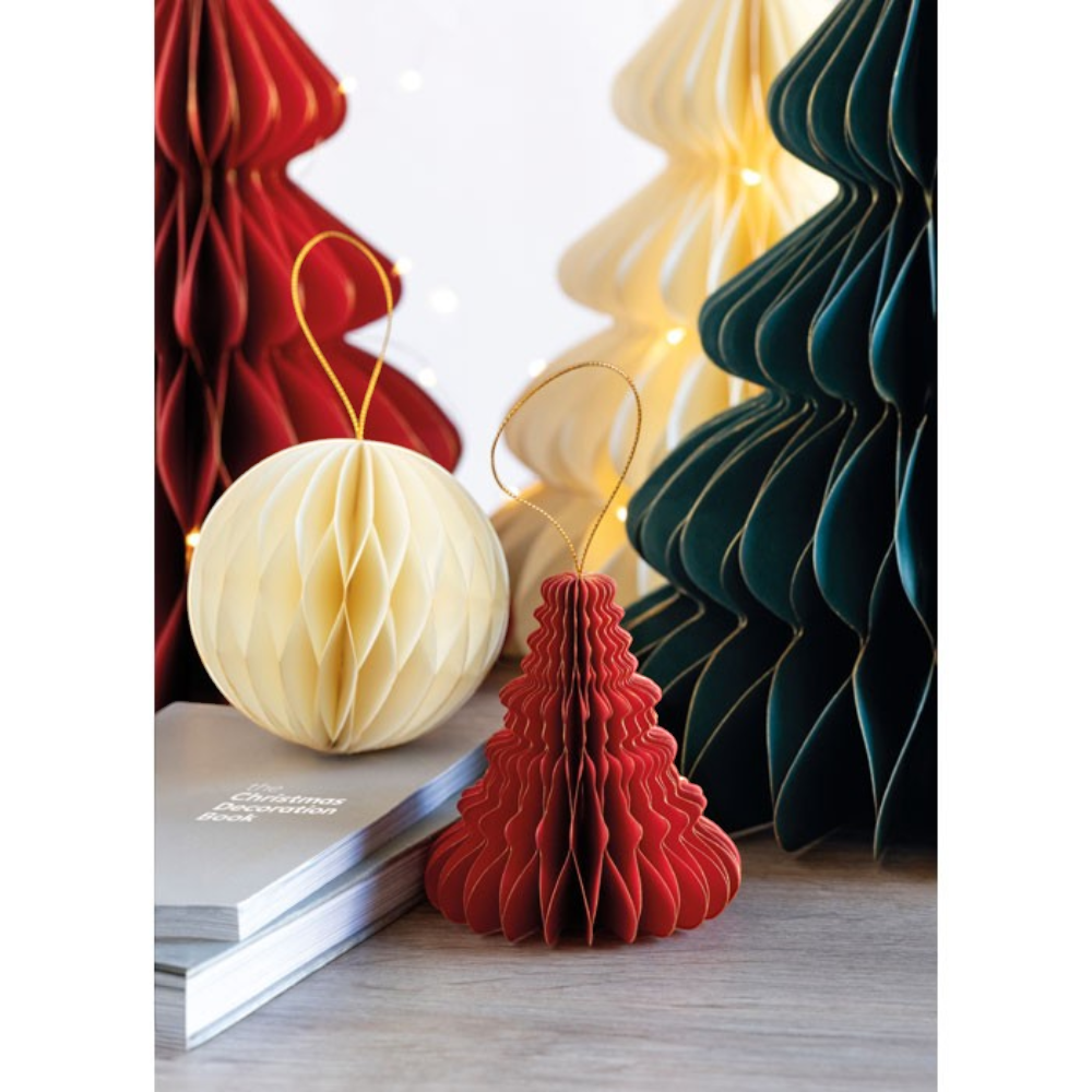 Suspension sapin de Noël en carton ondulé