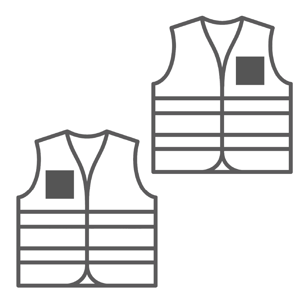 70x70 - 70x70 - Poitrine gauche & Poitrine droite
