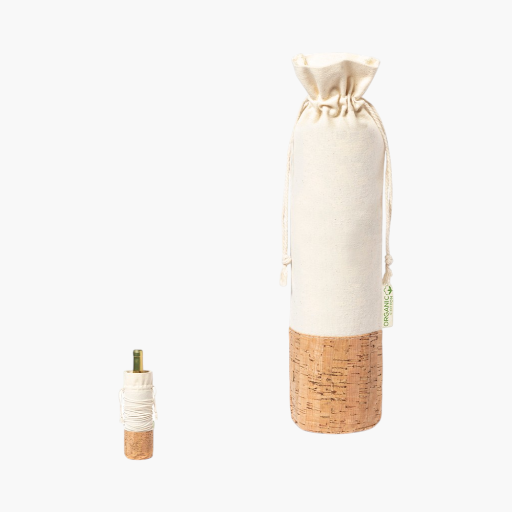 Borsa Porta Bottiglia in Cotone Organico e Sughero Drazen