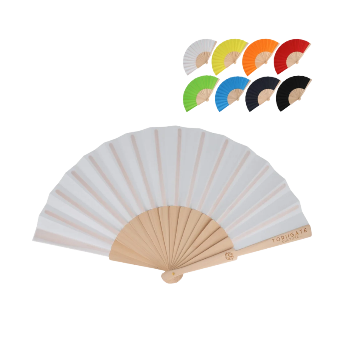 Eco Breeze Wooden Hand Fan main image