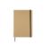 A5 recycled kraft notebook black